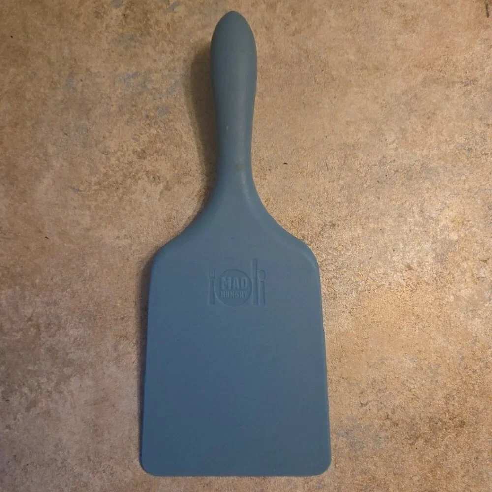 Blue Silicone Flat Spatula 9